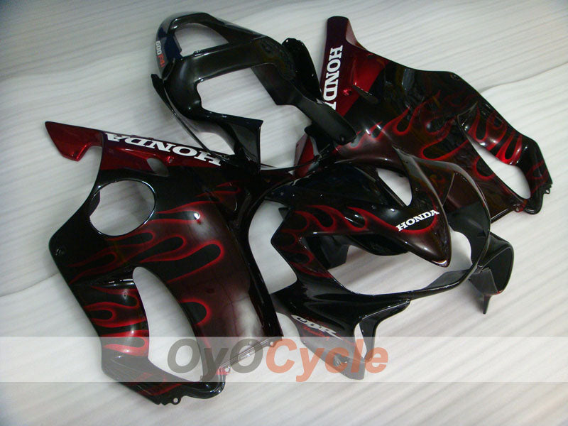 Kit de carénage à injection pour CBR600F4i 01-03 - Rouge, Noir - MICHELIN, Rossi #OYO87904866
