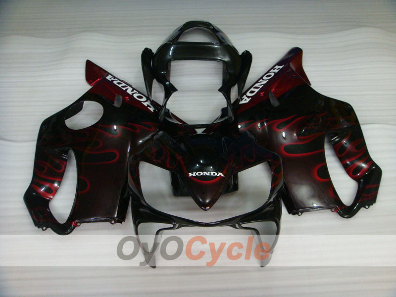 Kit de carénage à injection pour CBR600F4i 01-03 - Rouge, Noir - MICHELIN, Rossi #OYO87904866