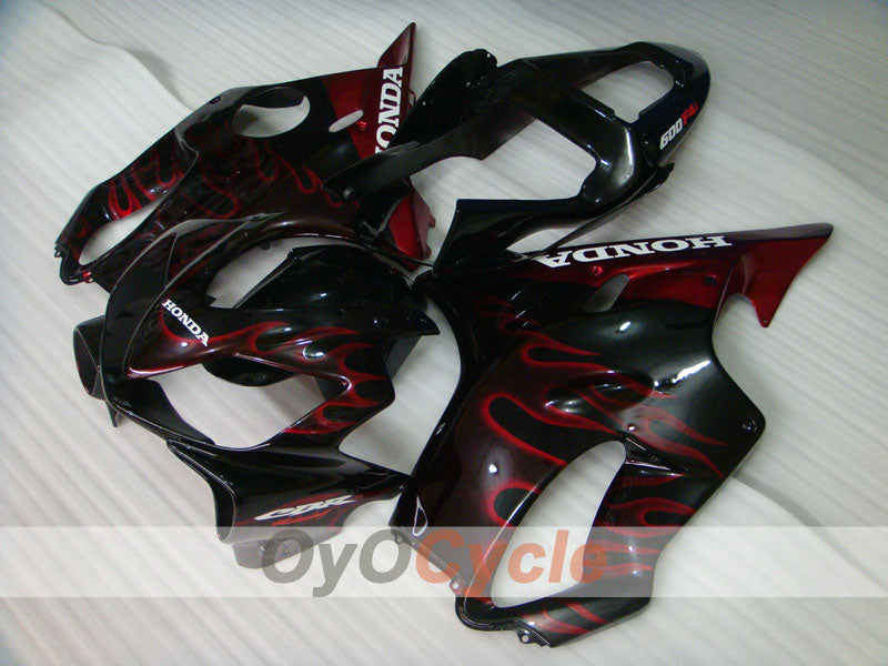 Kit de carénage à injection pour CBR600F4i 01-03 - Rouge, Noir - MICHELIN, Rossi #OYO87904866