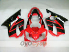 Kit de carénage à injection pour CBR600F4i 01-03 - Rouge, Noir, Rose - Style d'origine #OYO87904869