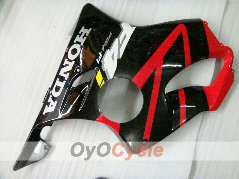 Kit de carénage à injection pour CBR600F4i 01-03 - Rouge, Noir, Rose - Style d'origine #OYO87904869
