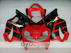 Kit de carénage à injection pour CBR600F4i 01-03 - Rouge, Noir, Rose - Style d'origine #OYO87904870