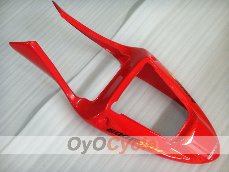 Kit de carénage à injection pour CBR600F4i 01-03 - Rouge, Noir, Rose - Style d'origine #OYO87904870