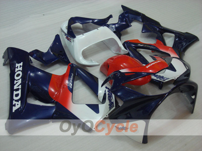 Kit de carénage à injection pour CBR900RR 929 00-01 - Rouge, Bleu - Style d'origine #OYO87904873