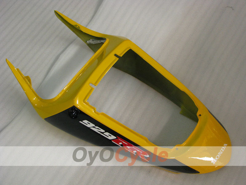 Kit de carénage à injection pour CBR900RR 929 00-01 - Jaune, Noir - Style d'origine #OYO87904876