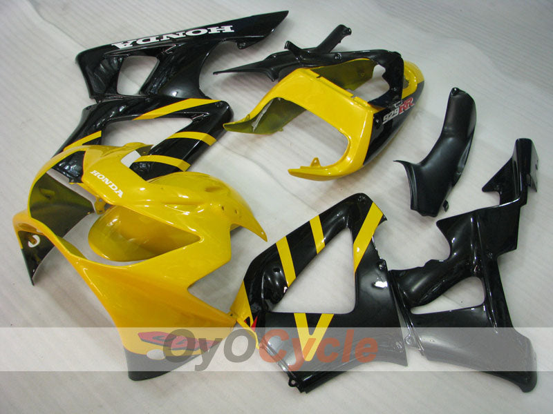 Kit de carénage à injection pour CBR900RR 929 00-01 - Jaune, Noir - Style d'origine #OYO87904876