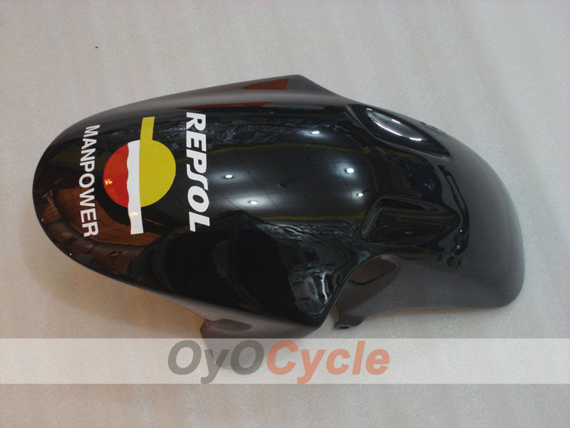 Kit de carénage à injection pour CBR900RR 929 00-01 - Jaune, Noir - MICHELIN, Repsol #OYO87904877