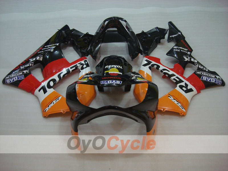 Kit de carénage à injection pour CBR900RR 929 00-01 - Jaune, Noir - MICHELIN, Repsol #OYO87904877