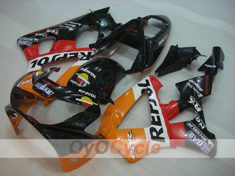 Kit de carénage à injection pour CBR900RR 929 00-01 - Jaune, Noir - MICHELIN, Repsol #OYO87904877