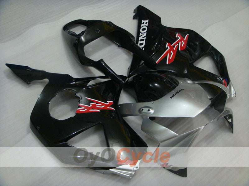 Kit de carénage à injection pour CBR900RR 954 02-03 - Noir, Argent - Style usine #OYO87904880