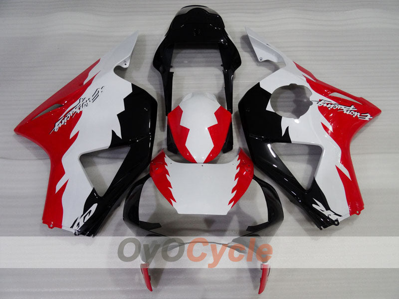 Kit de carénage à injection pour CBR900RR 954 02-03 - Rouge, Blanc, Noir - Erion Racing #OYO87904884