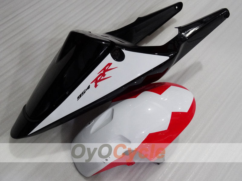 Kit de carénage à injection pour CBR900RR 954 02-03 - Rouge, Blanc, Noir - Erion Racing #OYO87904884