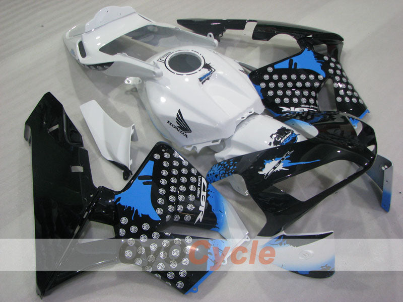 Kit de carénage à injection pour CBR600RR 03-04 - Blanc, Noir - Personnalisation #OYO87904888