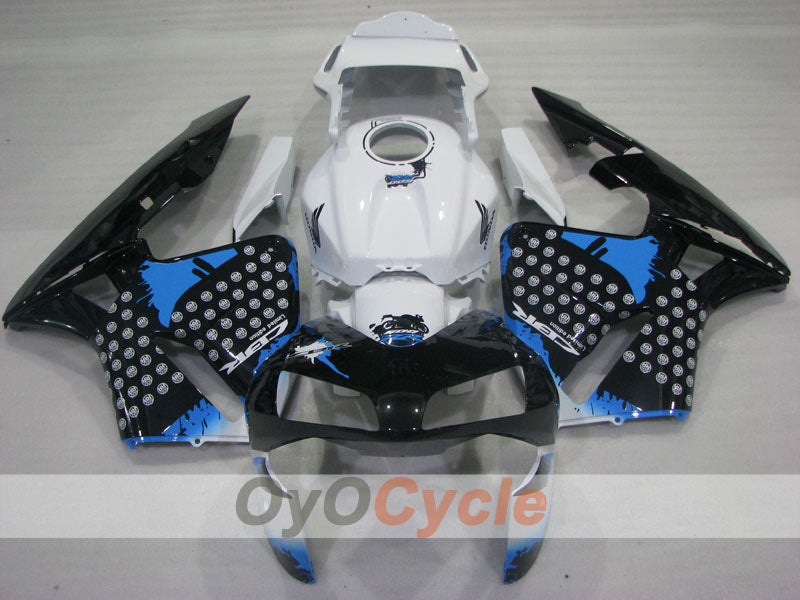 Kit de carénage à injection pour CBR600RR 03-04 - Blanc, Noir - Personnalisation #OYO87904888