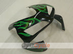 Kit de carénage à injection pour CBR600RR 03-04 - Vert, noir - Flamme #OYO87904889