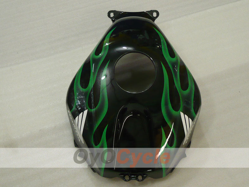 Kit de carénage à injection pour CBR600RR 03-04 - Vert, noir - Flamme #OYO87904889