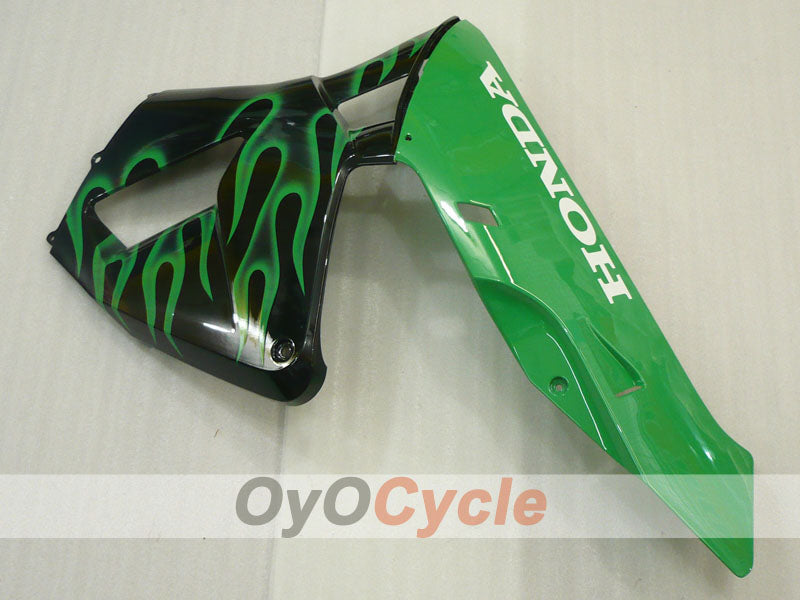 Kit de carénage à injection pour CBR600RR 03-04 - Vert, noir - Flamme #OYO87904889
