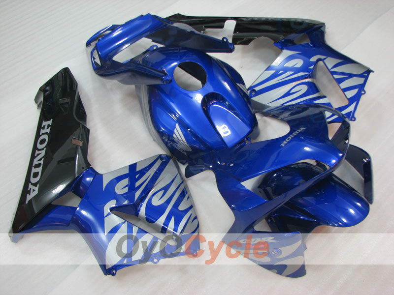 Kit de carénage à injection pour CBR600RR 03-04 - Bleu, noir - Style d'origine #OYO87904890
