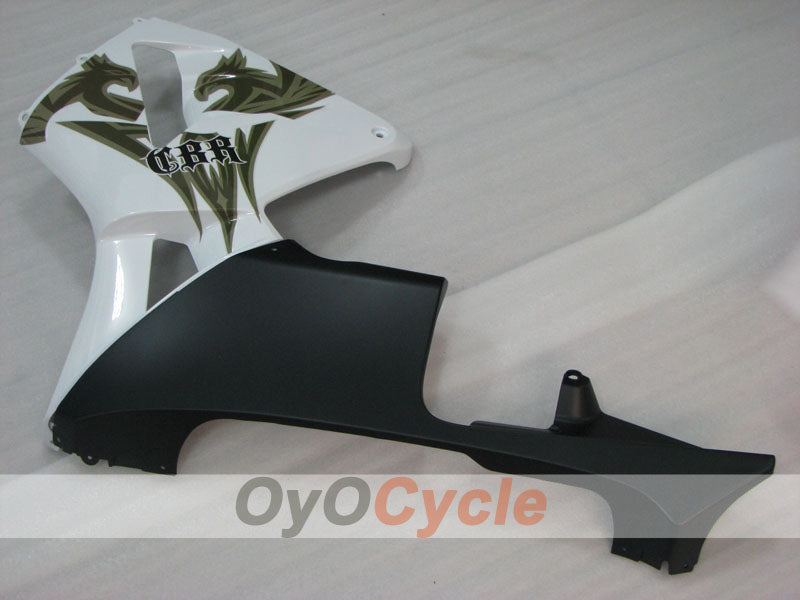 Kit de carénage à injection pour CBR600RR 03-04 - Blanc, noir - Style d'origine #OYO87904892