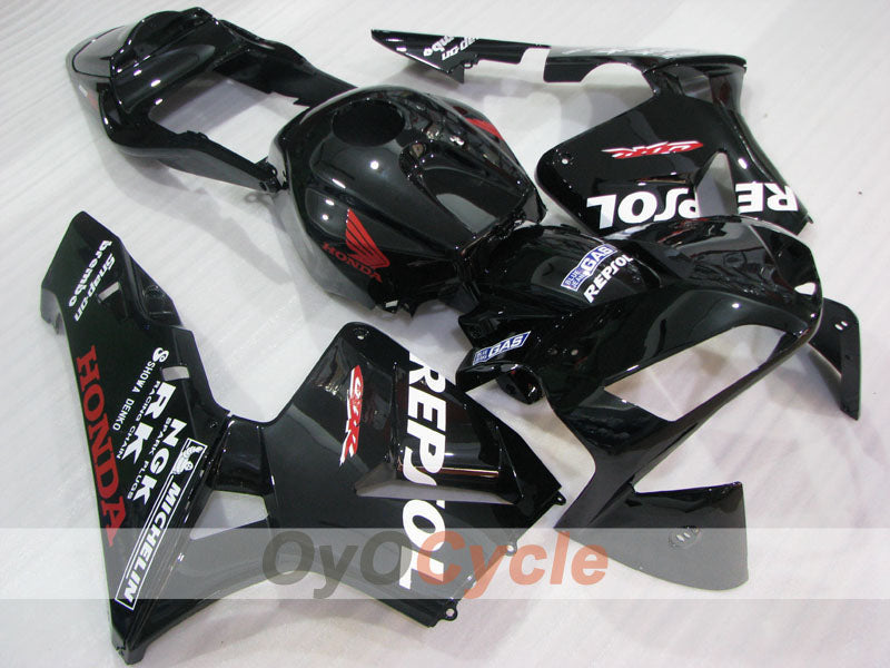 Kit de carénage à injection pour CBR600RR 03-04 - Noir - Repsol #OYO87904893 Image secondaire du produit