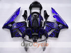 Kit de carénage à injection pour CBR600RR 03-04 - Bleu, noir - Flamme #OYO87904894