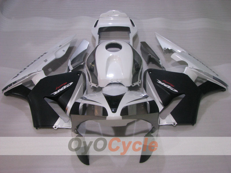 Kit de carénage à injection pour CBR600RR 03-04 - Blanc, noir - Style d'origine #OYO87904896