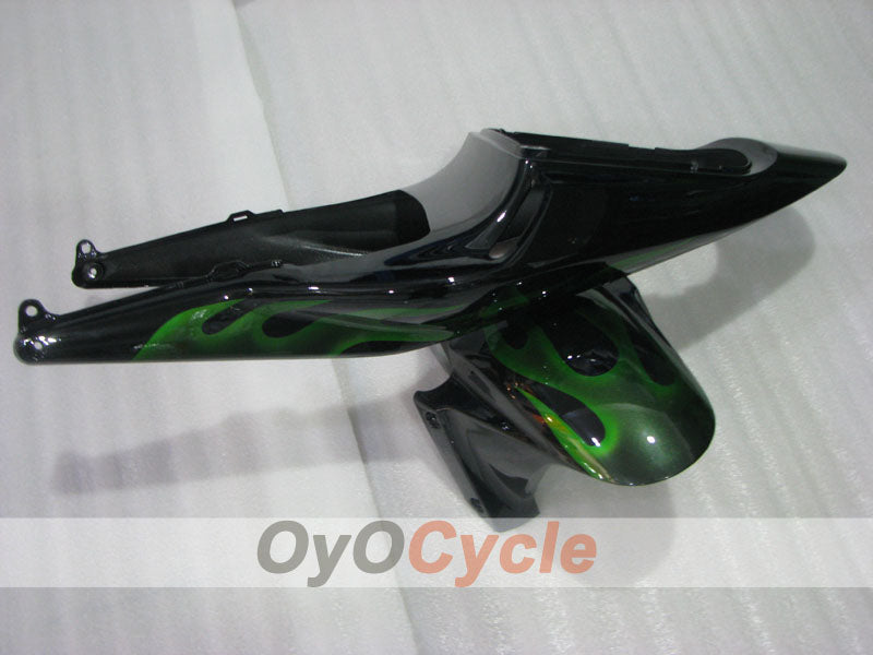 Kit de carénage à injection pour CBR600RR 03-04 - Vert, noir - Flamme #OYO87904899