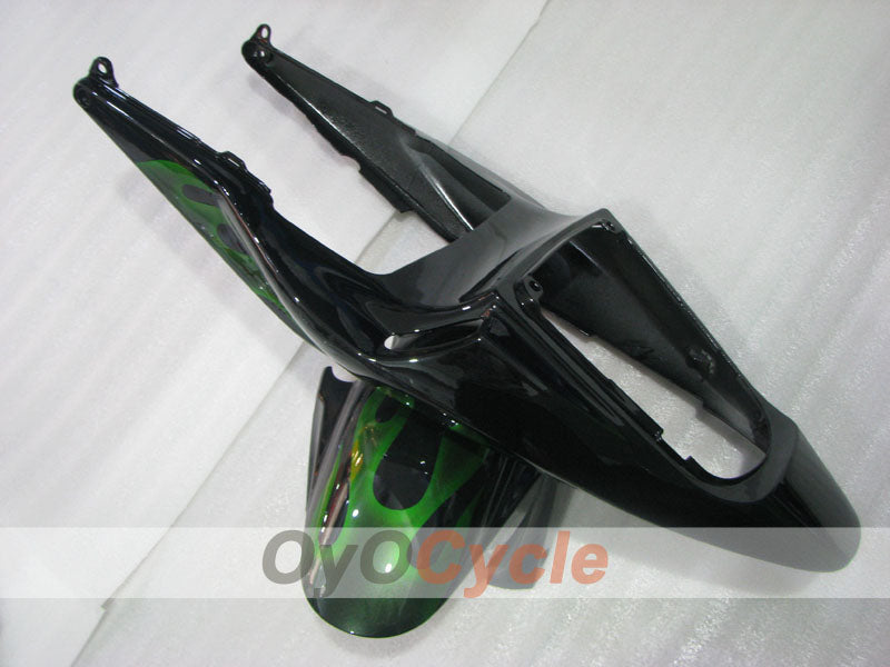 Kit de carénage à injection pour CBR600RR 03-04 - Vert, noir - Flamme #OYO87904899