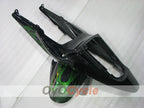 Kit de carénage à injection pour CBR600RR 03-04 - Vert, noir - Flamme #OYO87904899