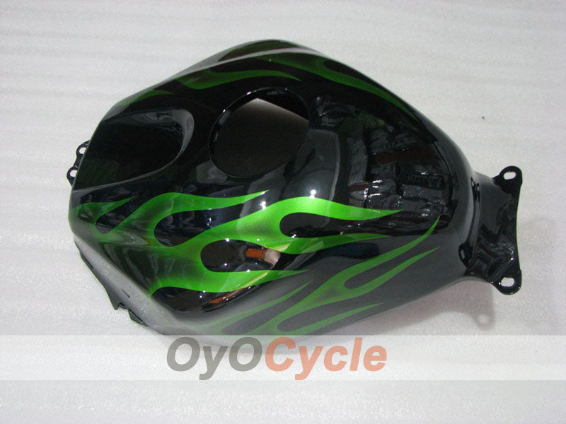 Kit de carénage à injection pour CBR600RR 03-04 - Vert, noir - Flamme #OYO87904899