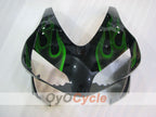Kit de carénage à injection pour CBR600RR 03-04 - Vert, noir - Flamme #OYO87904899