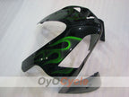 Kit de carénage à injection pour CBR600RR 03-04 - Vert, noir - Flamme #OYO87904899