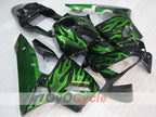 Kit de carénage à injection pour CBR600RR 03-04 - Vert, noir - Flamme #OYO87904899