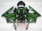Kit de carénage à injection pour CBR600RR 03-04 - Vert, noir - Flamme #OYO87904899
