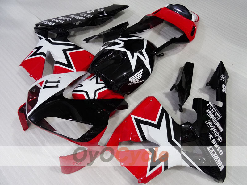 Kit de carénage à injection pour CBR600RR 03-04 - Rouge, blanc, noir - Personnalisé #OYO87904901