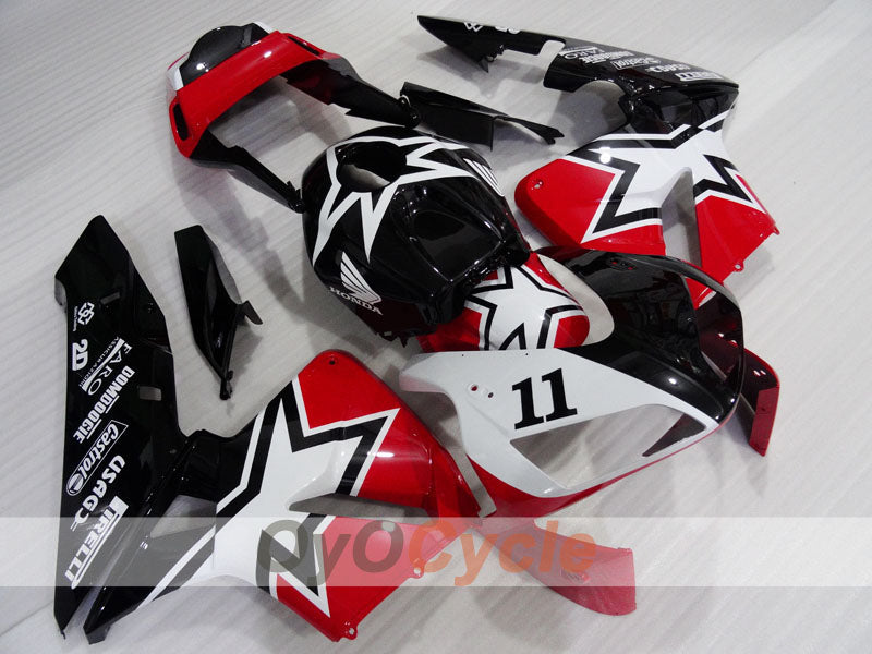 Kit de carénage à injection pour CBR600RR 03-04 - Rouge, blanc, noir - Personnalisé #OYO87904901
