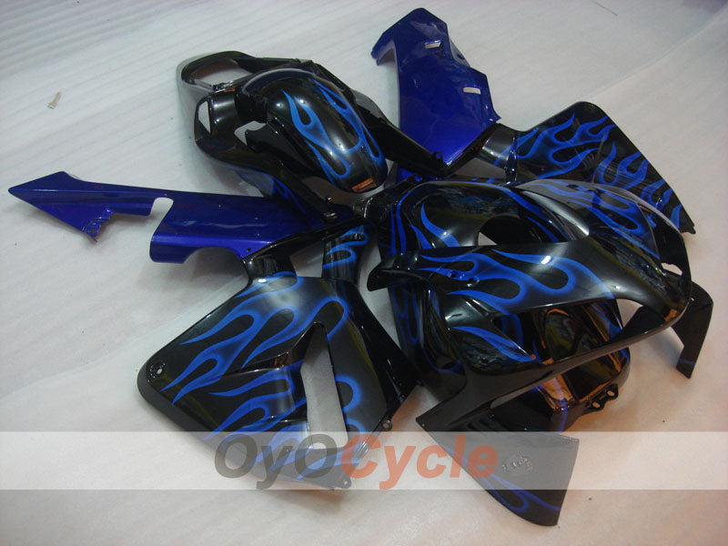 Kit de carénage à injection pour CBR600RR 03-04 - Bleu, noir - Flamme #OYO87904903