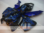 Kit de carénage à injection pour CBR600RR 03-04 - Bleu, noir - Flamme #OYO87904903