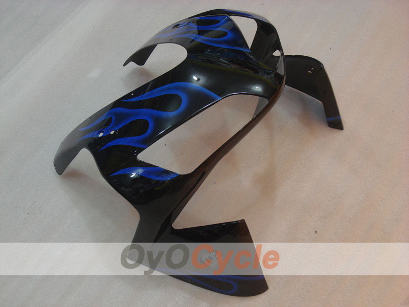 Kit de carénage à injection pour CBR600RR 03-04 - Bleu, noir - Flamme #OYO87904903