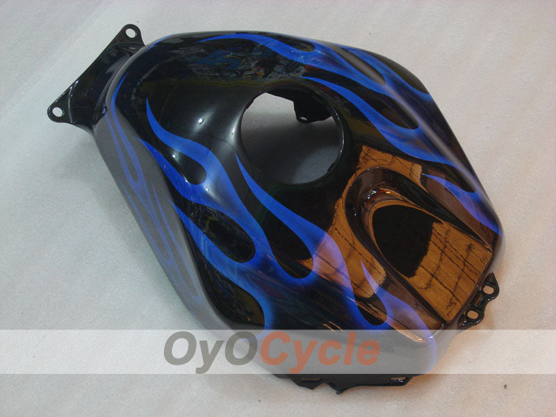 Kit de carénage à injection pour CBR600RR 03-04 - Bleu, noir - Flamme #OYO87904903