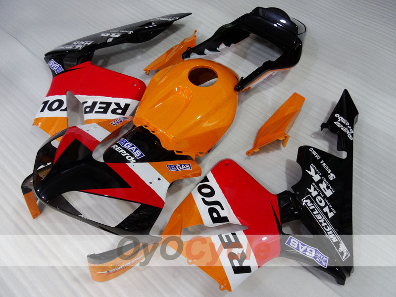 Kit de carénage à injection pour CBR600RR 03-04 - Orange, noir - Repsol #OYO87904911 Image principale du produit