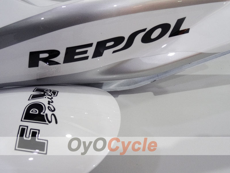 Kit de carénage à injection pour CBR600RR 03-04 - Blanc, argenté - Repsol #OYO87904913