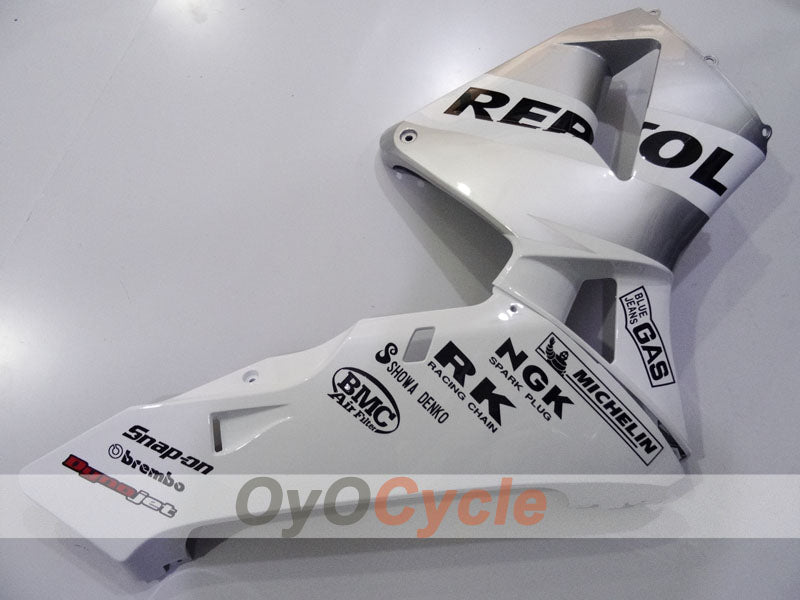 Kit de carénage à injection pour CBR600RR 03-04 - Blanc, argenté - Repsol #OYO87904913