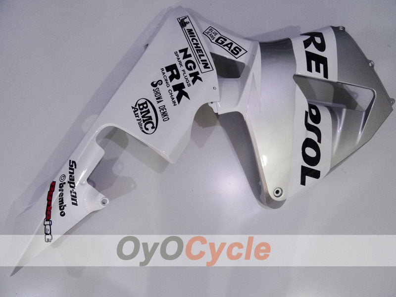 Kit de carénage à injection pour CBR600RR 03-04 - Blanc, argenté - Repsol #OYO87904913