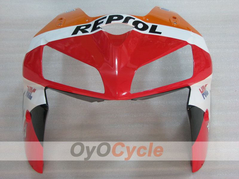Kit de carénages injectés pour CBR600RR 05-06 - Rouge, orange, blanc - MICHELIN, RK, Repsol #OYO87904915
