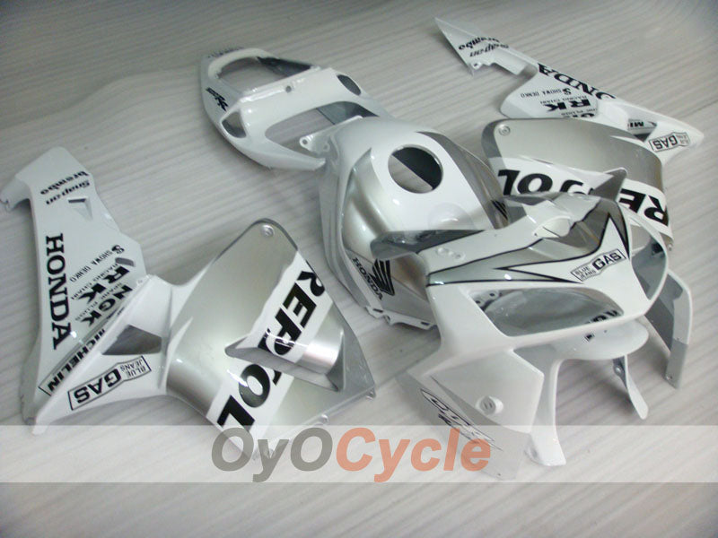 Kit de carénages injectés pour CBR600RR 05-06 - Argenté - MICHELIN, RK, Repsol #OYO87904916 Image principale du produit