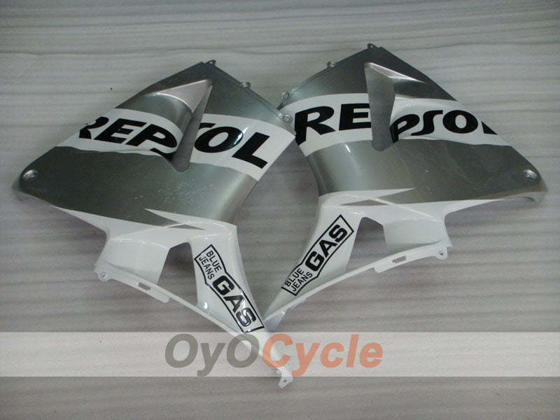 Kit de carénages injectés pour CBR600RR 05-06 - Argenté - MICHELIN, RK, Repsol #OYO87904916