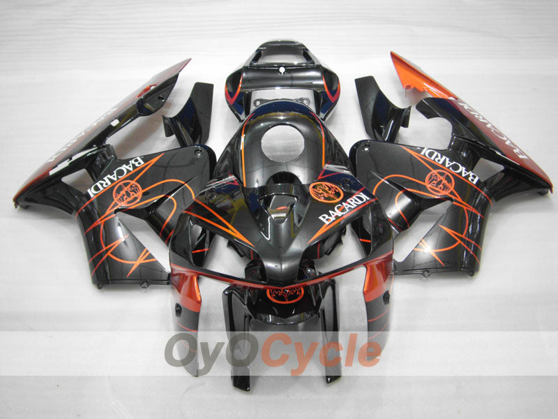 Kit de carénages injectés pour CBR600RR 05-06 - Orange, noir - MICHELIN, RK, Repsol #OYO87904918