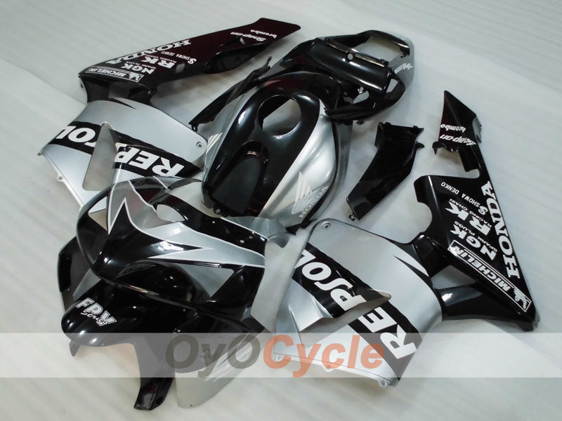 Kit de carénages injectés pour CBR600RR 05-06 - Noir, argenté - Repsol #OYO87904920 Image secondaire du produit
