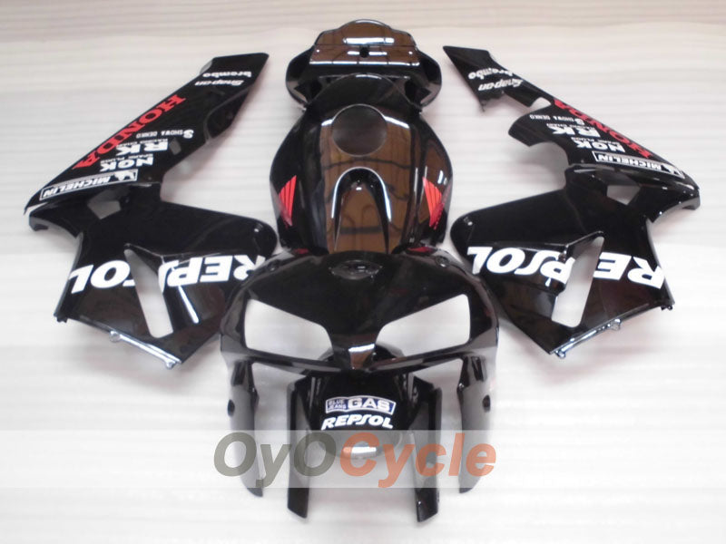 Kit de carénages injectés pour CBR600RR 05-06 - Noir - Repsol #OYO87904922